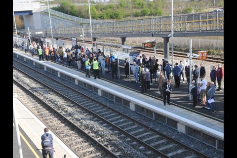 The new station at Ilkeston in Derbyshire opened on April 2.